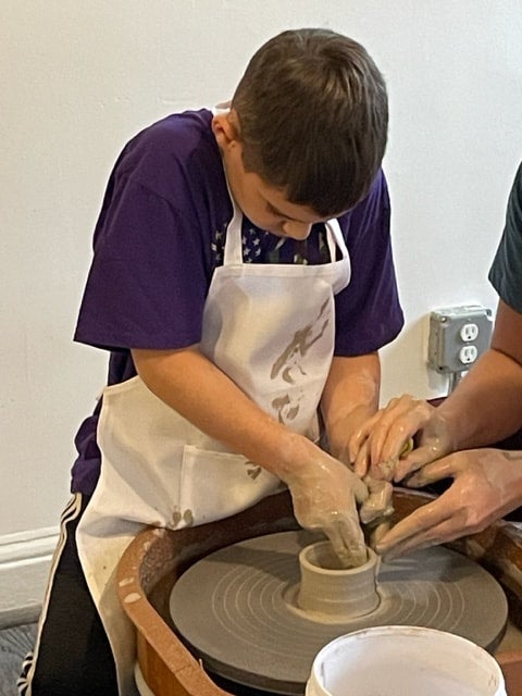 Kid Family Wheel Workshop Ages 8 The Newburgh Pottery